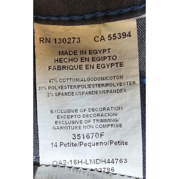 Lee Womens 14P Gray Smoke Easy Fit Stretch Mid Rise Straight Ankle Jeans 34x28 - Picture 12 of 15